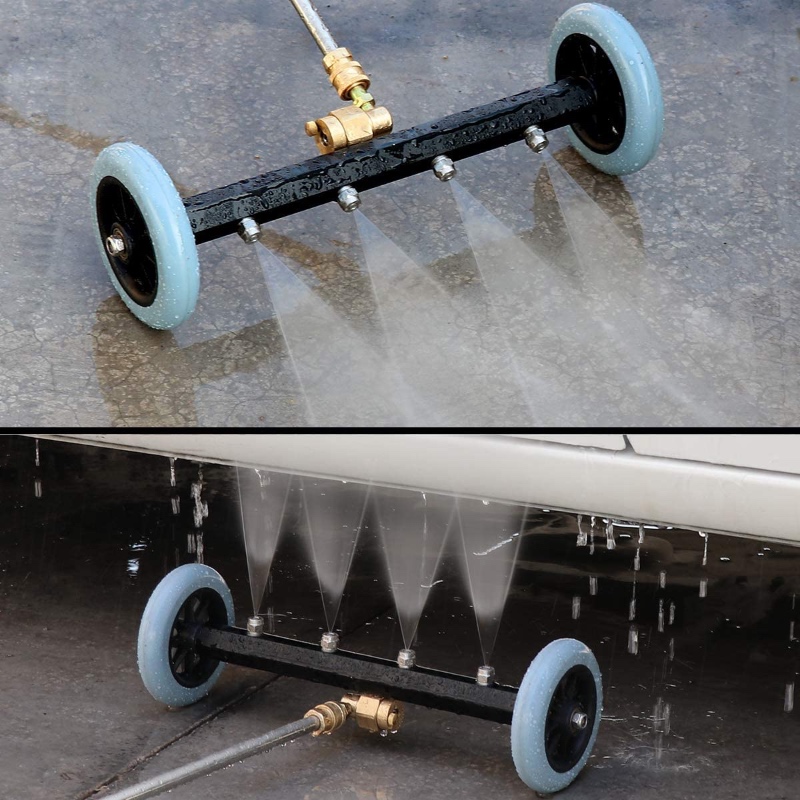 2 in 1 pressure washer undercarriage cleaner power washer water broom