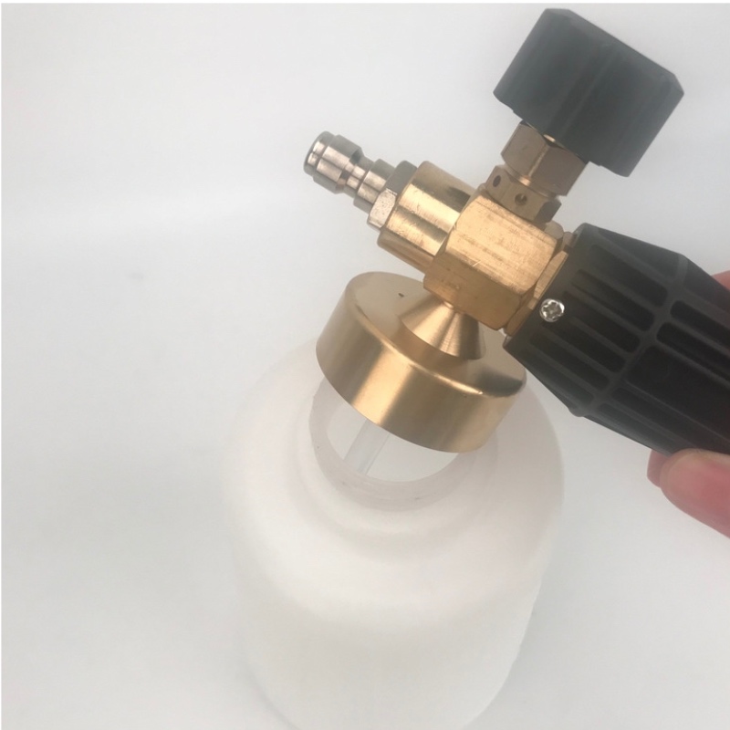 high pressure washer snow foam lance for car washer foam cannon sprayer quick connector 1.5L