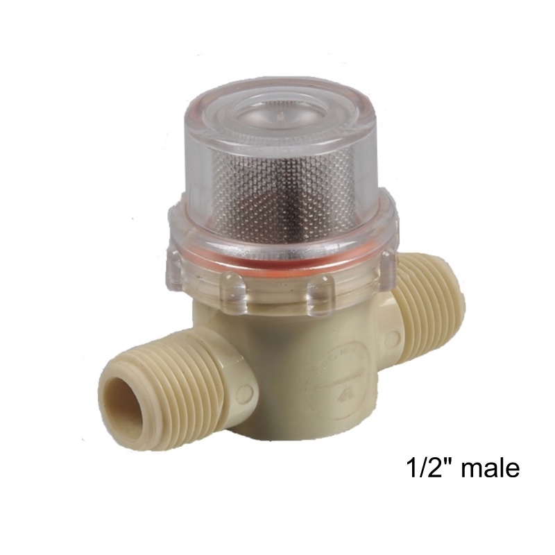 hose pipe strainer 1/2 inch male NPT thread