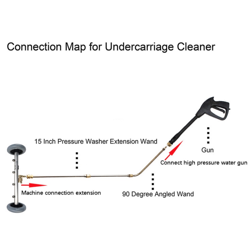 pressure washer undercarriage cleaner 16 inches